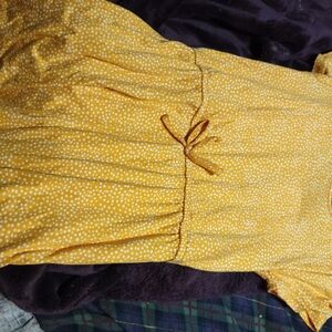 Yellow Polka Dot Dress